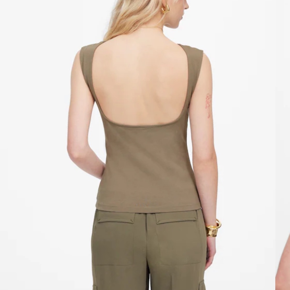 Madewell open back top